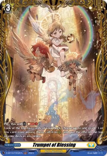 Trumpet of Blessing (FR) (D-BT10/FR32EN), D-BT10: Dragon Masquerade — Vanguard card price