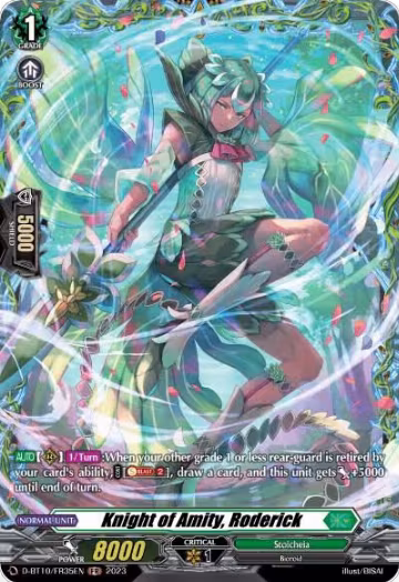 Knight of Amity, Roderick (FR) (D-BT10/FR35EN), D-BT10: Dragon Masquerade — Vanguard card price