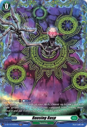 Rousing Rasp (FR) (D-BT10/FR40EN), D-BT10: Dragon Masquerade — Vanguard card price