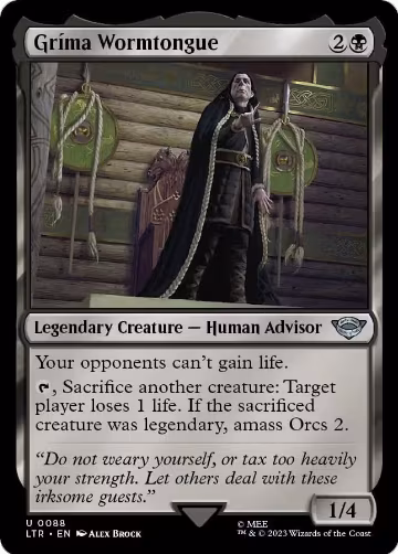 Grima Wormtongue (88), Universes Beyond: The Lord of the Rings: Tales of Middle-earth — Magic card price