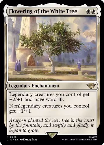 Flowering of the White Tree (15), Universes Beyond: The Lord of the Rings: Tales of Middle-earth — Magic card price