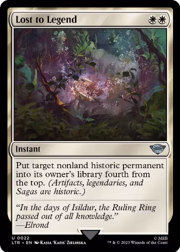 Lost to Legend (22), Universes Beyond: The Lord of the Rings: Tales of Middle-earth — Magic card price