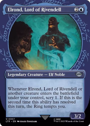Elrond, Lord of Rivendell (Showcase) (307), Universes Beyond: The Lord of the Rings: Tales of Middle-earth — Magic card price