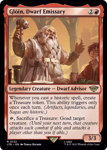 Gloin, Dwarf Emissary (132), Universes Beyond: The Lord of the Rings: Tales of Middle-earth — Magic card price
