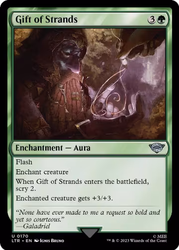 Gift of Strands (170), Universes Beyond: The Lord of the Rings: Tales of Middle-earth — Magic card price