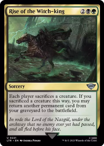 Rise of the Witch-king (221), Universes Beyond: The Lord of the Rings: Tales of Middle-earth — Magic card price