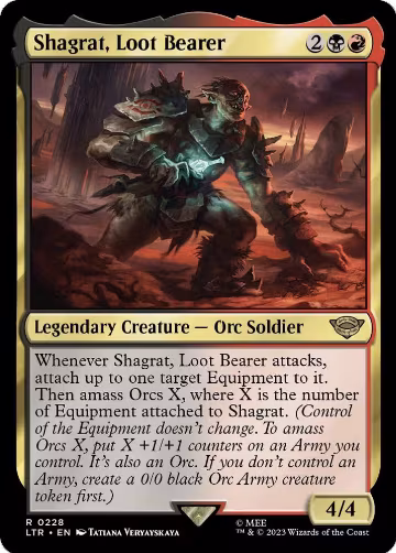 Shagrat, Loot Bearer (228), Universes Beyond: The Lord of the Rings: Tales of Middle-earth — Magic card price