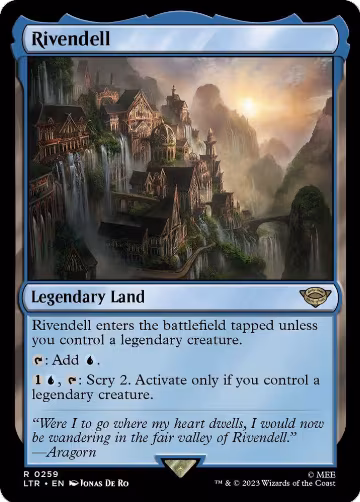 Rivendell (259), Universes Beyond: The Lord of the Rings: Tales of Middle-earth — Magic card price