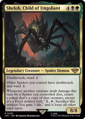 Shelob, Child of Ungoliant (230), Universes Beyond: The Lord of the Rings: Tales of Middle-earth — Magic card price