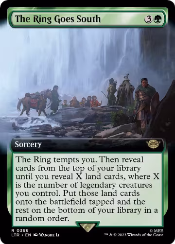 The Ring Goes South (Extended Art) (366), Universes Beyond: The Lord of the Rings: Tales of Middle-earth — Magic card price