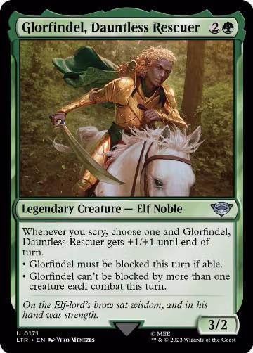 Glorfindel, Dauntless Rescuer (171), Universes Beyond: The Lord of the Rings: Tales of Middle-earth — Magic card price