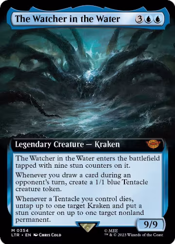 The Watcher in the Water (Extended Art) (354), Universes Beyond: The Lord of the Rings: Tales of Middle-earth — Magic card price