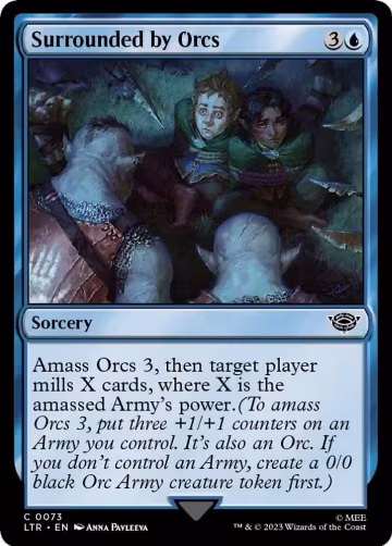 Surrounded by Orcs (73), Universes Beyond: The Lord of the Rings: Tales of Middle-earth — Magic card price