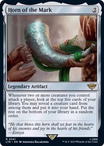 Horn of the Mark (241), Universes Beyond: The Lord of the Rings: Tales of Middle-earth — Magic card price