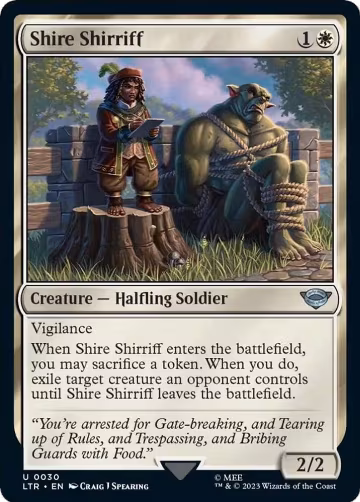 Shire Shirriff (30), Universes Beyond: The Lord of the Rings: Tales of Middle-earth — Magic card price