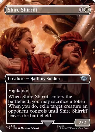 Shire Shirriff (Borderless) (441), Universes Beyond: The Lord of the Rings: Tales of Middle-earth — Magic card price
