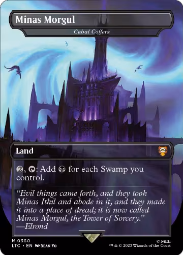 Minas Morgul - Cabal Coffers (Borderless) (360), Commander: The Lord of the Rings: Tales of Middle-earth — Magic card price