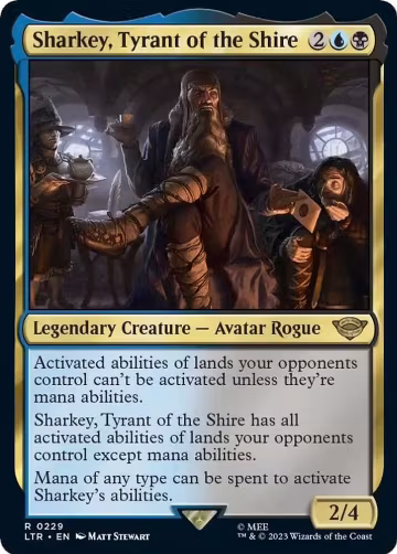 Sharkey, Tyrant of the Shire (229), Universes Beyond: The Lord of the Rings: Tales of Middle-earth — Magic card price