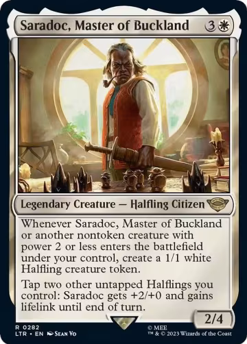 Saradoc, Master of Buckland (282), Universes Beyond: The Lord of the Rings: Tales of Middle-earth — Magic card price
