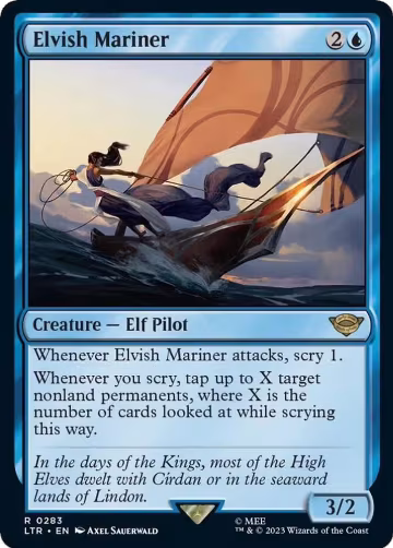 Elvish Mariner (283), Universes Beyond: The Lord of the Rings: Tales of Middle-earth — Magic card price