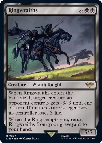Ringwraiths (284), Universes Beyond: The Lord of the Rings: Tales of Middle-earth — Magic card price