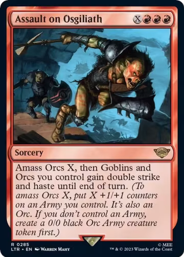 Assault on Osgiliath (285), Universes Beyond: The Lord of the Rings: Tales of Middle-earth — Magic card price