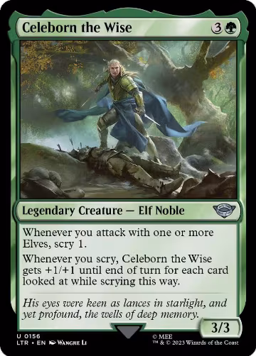Celeborn the Wise (156), Universes Beyond: The Lord of the Rings: Tales of Middle-earth — Magic card price