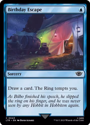 Birthday Escape (43), Universes Beyond: The Lord of the Rings: Tales of Middle-earth — Magic card price