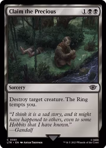 Claim the Precious (81), Universes Beyond: The Lord of the Rings: Tales of Middle-earth — Magic card price