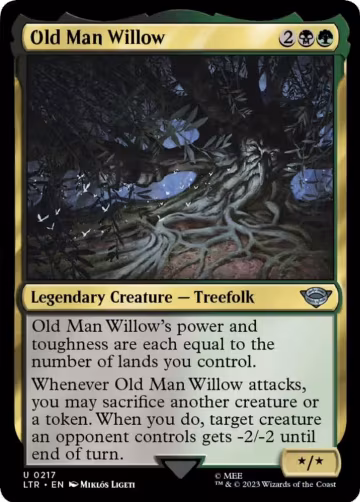 Old Man Willow (217), Universes Beyond: The Lord of the Rings: Tales of Middle-earth — Magic card price