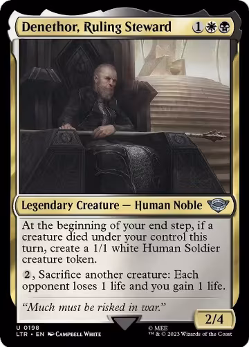 Denethor, Ruling Steward (198), Universes Beyond: The Lord of the Rings: Tales of Middle-earth — Magic card price
