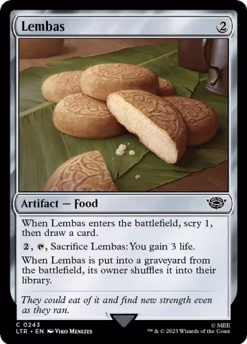 Lembas (243), Universes Beyond: The Lord of the Rings: Tales of Middle-earth — Magic card price