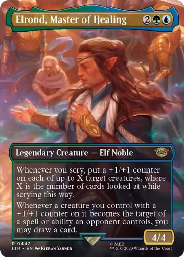 Elrond, Master of Healing (Borderless) (447), Universes Beyond: The Lord of the Rings: Tales of Middle-earth — Magic card price
