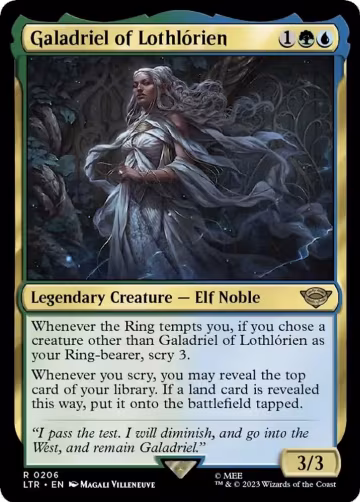 Galadriel of Lothlorien (206), Universes Beyond: The Lord of the Rings: Tales of Middle-earth — Magic card price