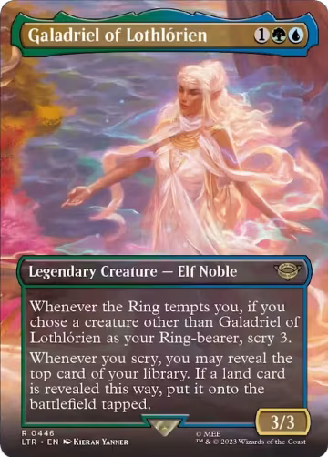 Galadriel of Lothlorien (Borderless) (446), Universes Beyond: The Lord of the Rings: Tales of Middle-earth — Magic card price
