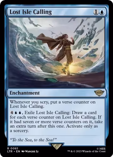 Lost Isle Calling (61), Universes Beyond: The Lord of the Rings: Tales of Middle-earth — Magic card price