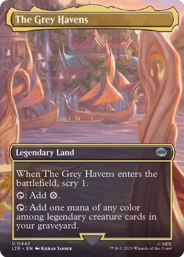 The Grey Havens (Borderless) (443), Universes Beyond: The Lord of the Rings: Tales of Middle-earth — Magic card price