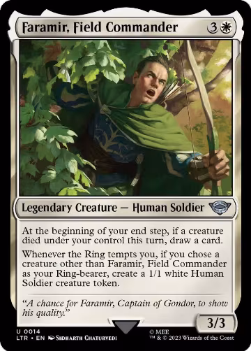 Faramir, Field Commander (14), Universes Beyond: The Lord of the Rings: Tales of Middle-earth — Magic card price