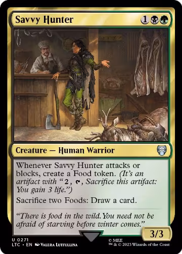 Savvy Hunter (271), Commander: The Lord of the Rings: Tales of Middle-earth — Magic card price