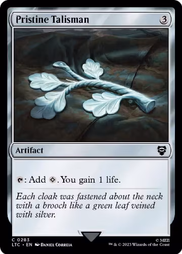 Pristine Talisman (283), Commander: The Lord of the Rings: Tales of Middle-earth — Magic card price