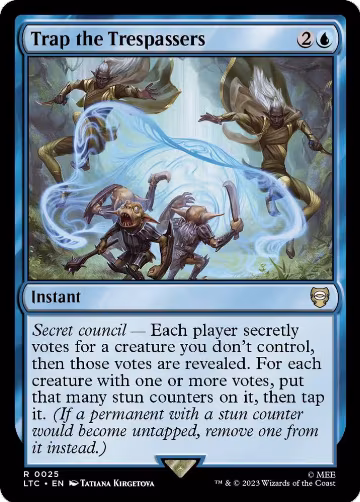 Trap the Trespassers (25), Commander: The Lord of the Rings: Tales of Middle-earth — Magic card price