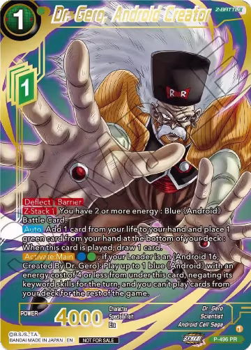Dr. Gero, Android Creator (Gold Stamped) (P-496), Promotion Cards — DB Super card price