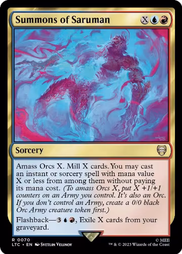 Summons of Saruman (70), Commander: The Lord of the Rings: Tales of Middle-earth — Magic card price