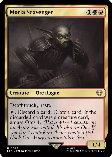 Moria Scavenger (63), Commander: The Lord of the Rings: Tales of Middle-earth — Magic card price