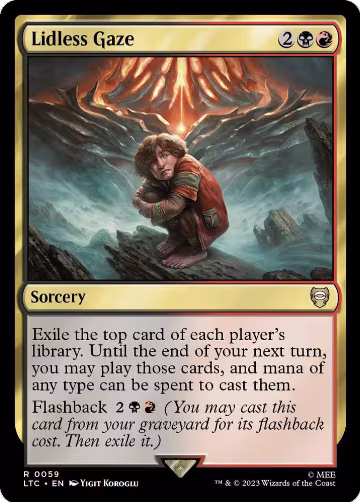 Lidless Gaze (59), Commander: The Lord of the Rings: Tales of Middle-earth — Magic card price