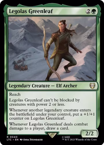 Legolas Greenleaf (40), Commander: The Lord of the Rings: Tales of Middle-earth — Magic card price
