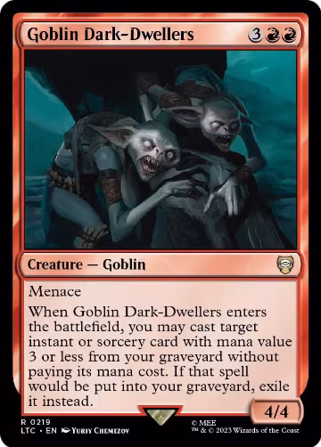 Goblin Dark-Dwellers (219), Commander: The Lord of the Rings: Tales of Middle-earth — Magic card price
