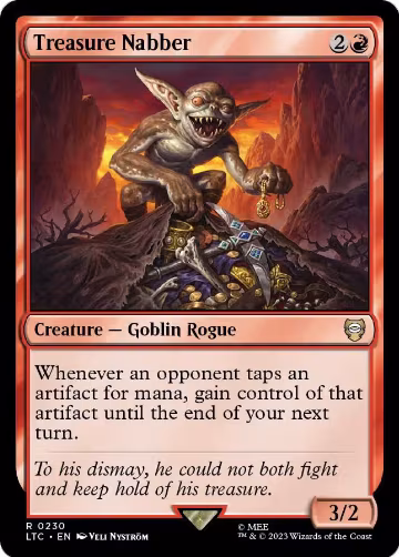 Treasure Nabber (230), Commander: The Lord of the Rings: Tales of Middle-earth — Magic card price