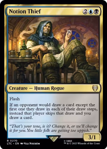 Notion Thief (270), Commander: The Lord of the Rings: Tales of Middle-earth — Magic card price