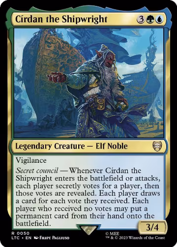 Cirdan the Shipwright (50), Commander: The Lord of the Rings: Tales of Middle-earth — Magic card price